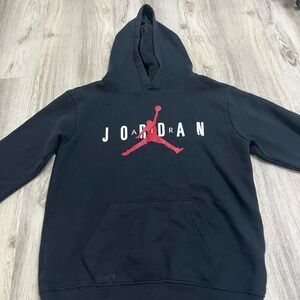 Jordan Black and Red Hoodie